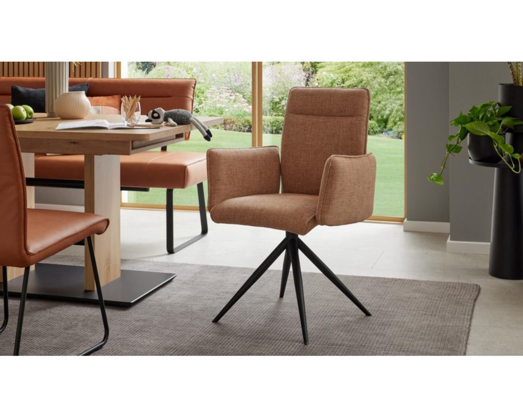 Interliving Armlehnstuhl 5505, hellbraun, drehbar - Lightbrown - 6