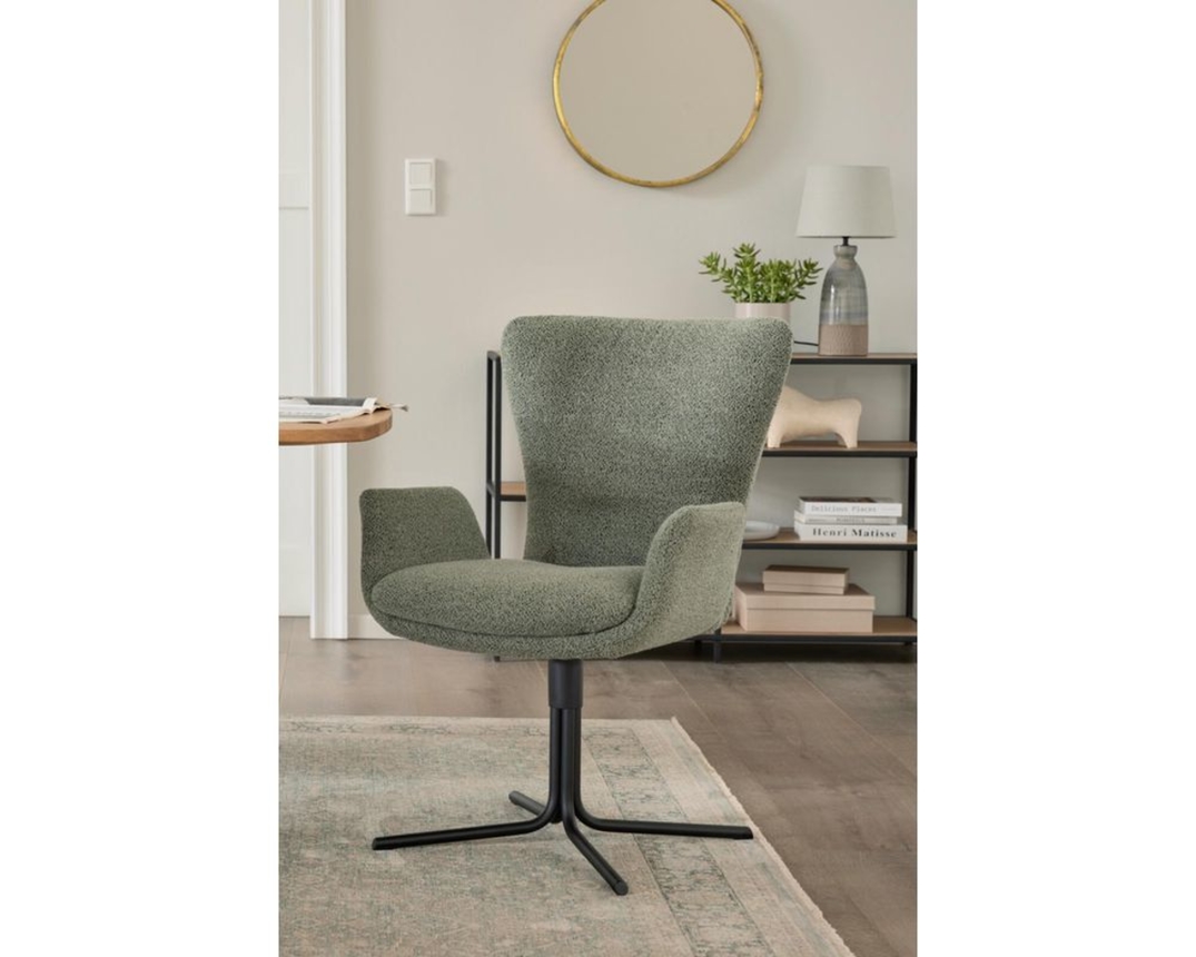 Interliving Design-Armlehnstuhl 5121, thymianfarbener Bezug - Thymian - 3