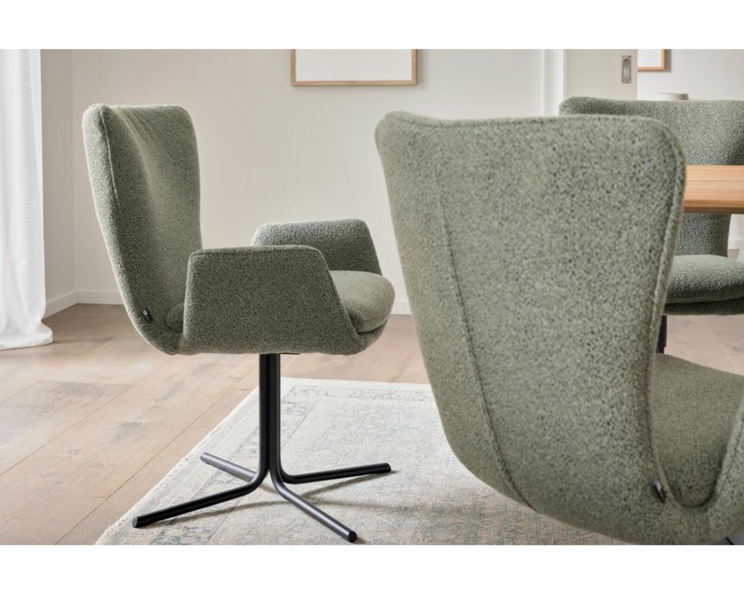 Interliving Design-Armlehnstuhl 5121, thymianfarbener Bezug - Thymian - 10