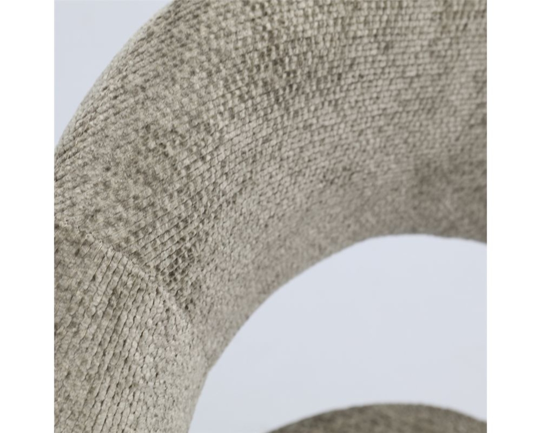 Trendhopper Stuhl "Yuna", drehbar, taupe - Taupe - 8