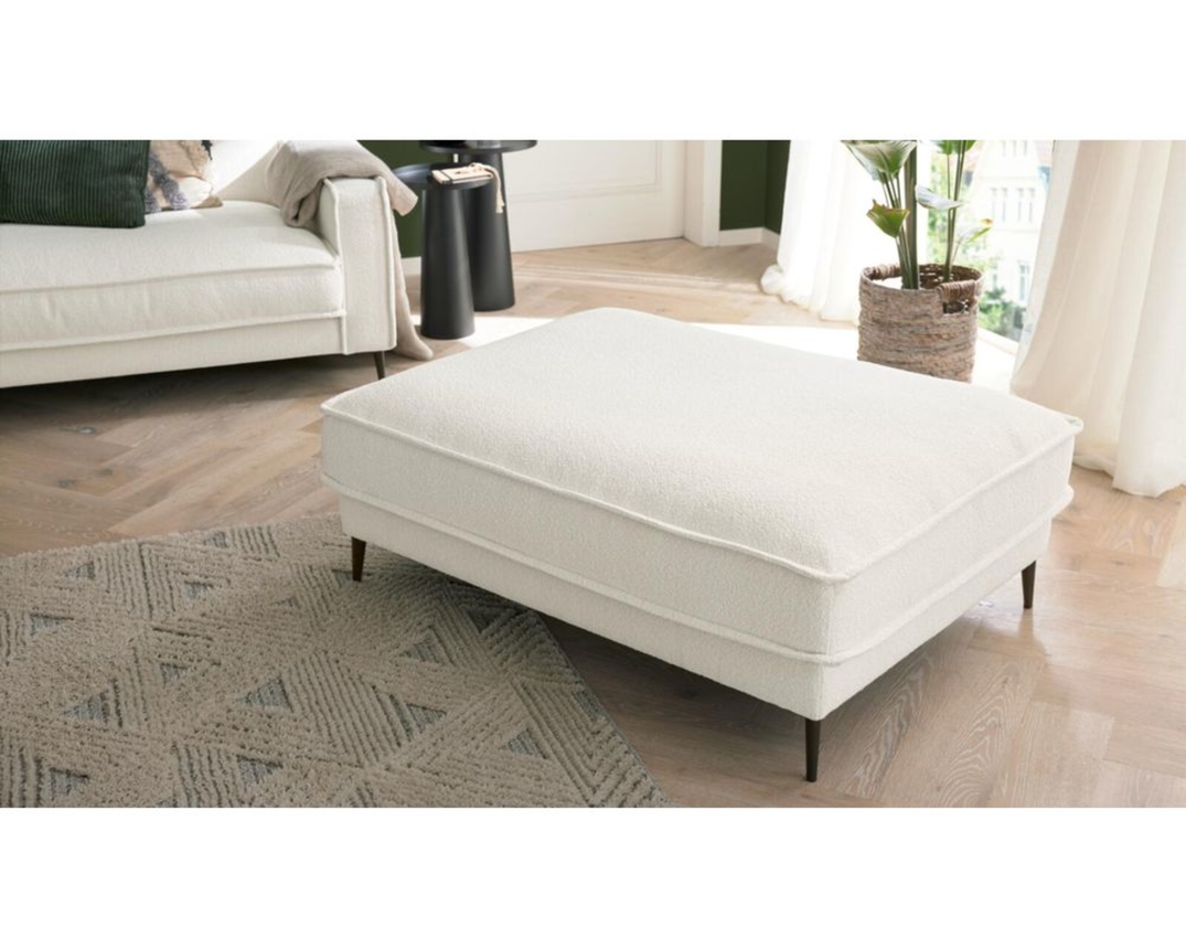 Roomio Hockerbank No. 4102 - Loop white - 1