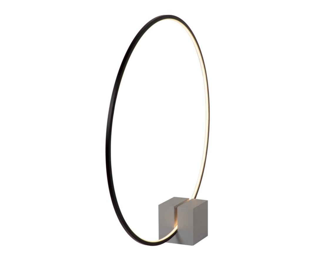 LED-Bodenleuchte "Cirkelis", dimmbar - Schwarz - 3