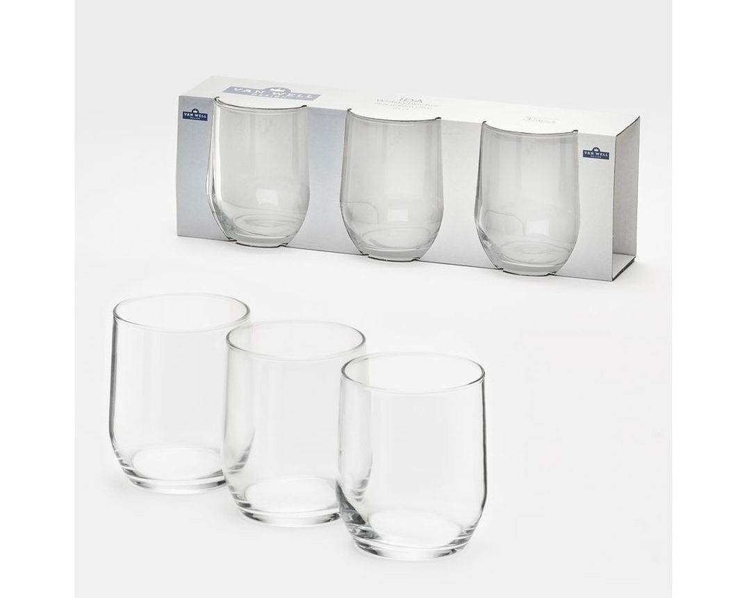 3er-Pack Whiskeygläser "Ida" - Durchsichtig - 1