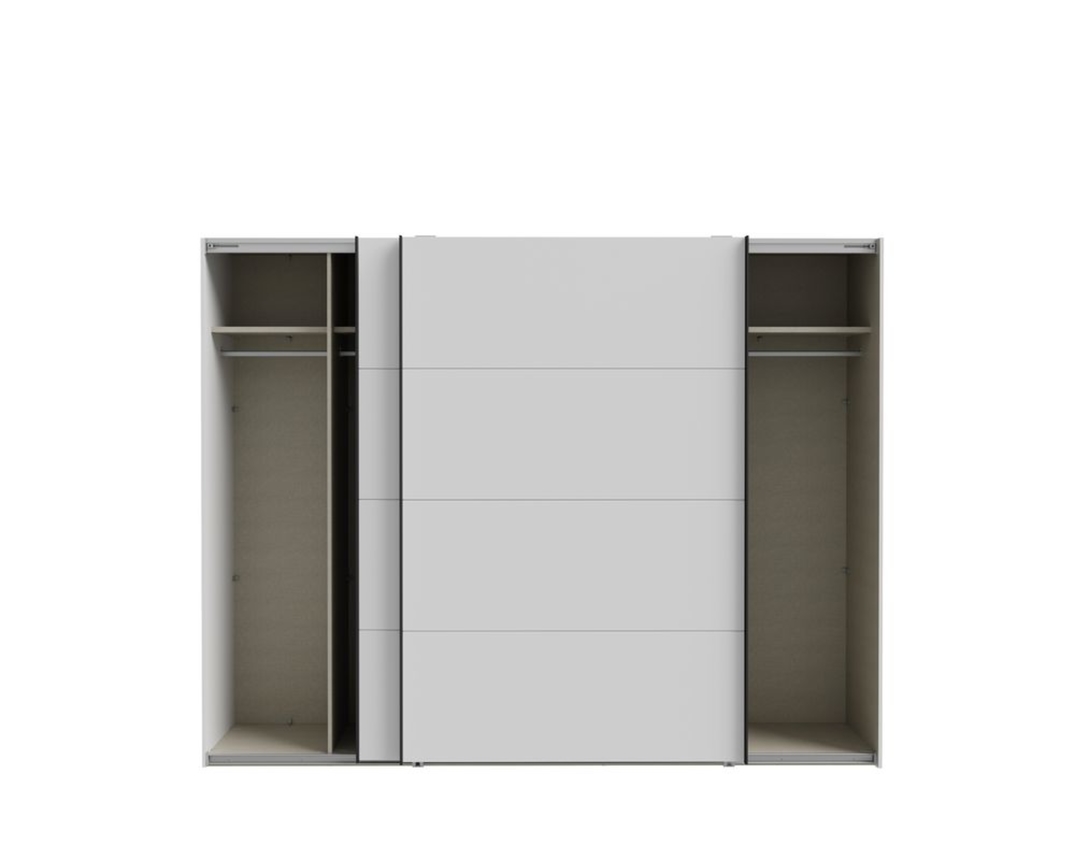 Schwebetürenschrank "Florenz" - Secret grey - 4