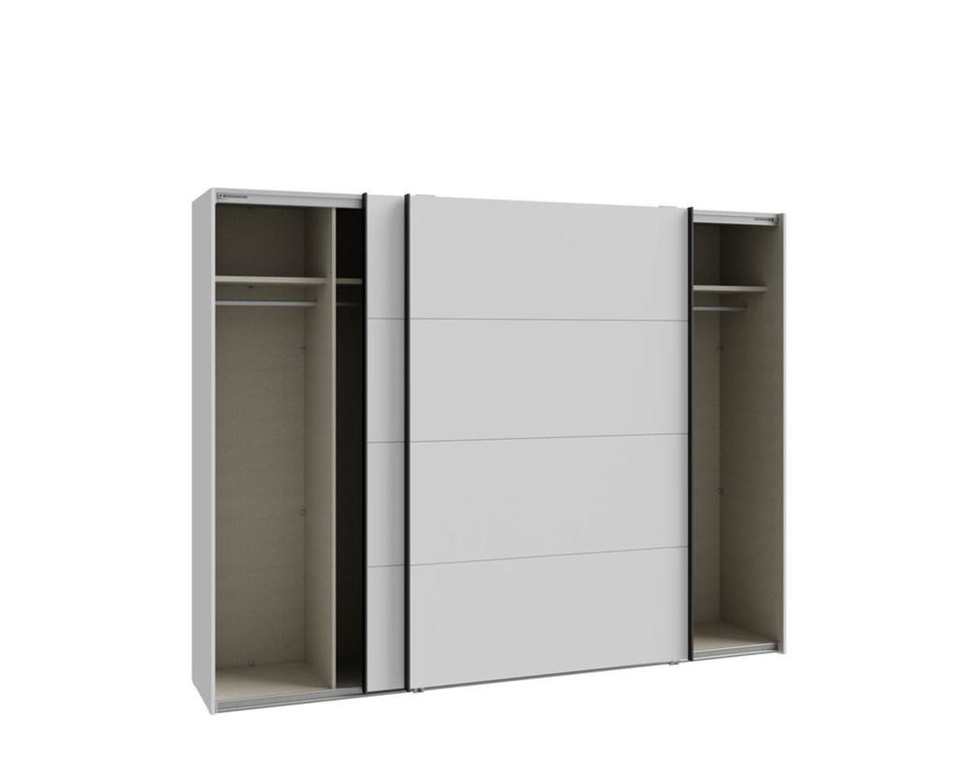 Schwebetürenschrank "Florenz" - Secret grey - 5