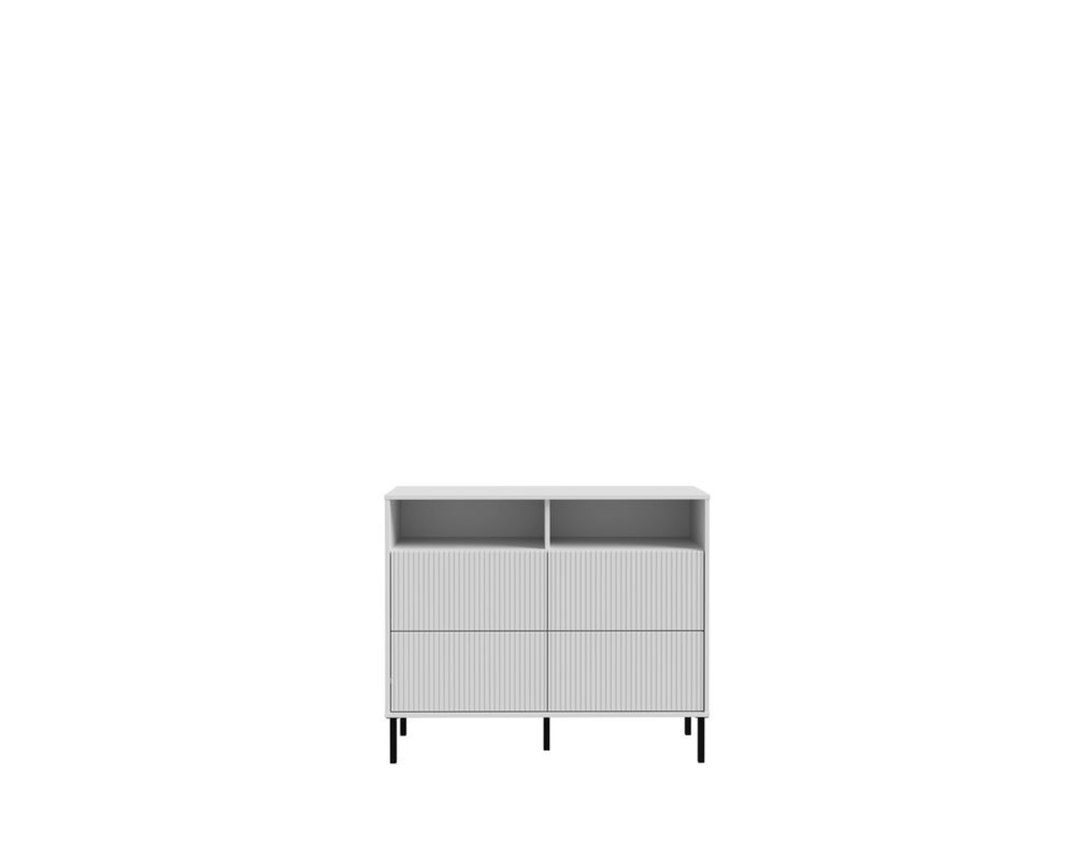 Kommode "Florenz" mit 2 Türen und 2 Fächern - Secret Grey - 2