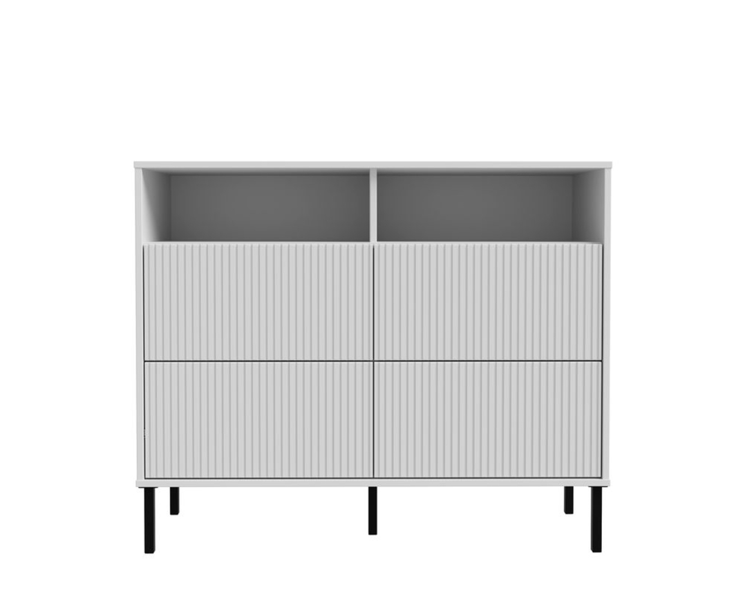 Kommode "Florenz" mit 2 Türen und 2 Fächern - Secret Grey - 6