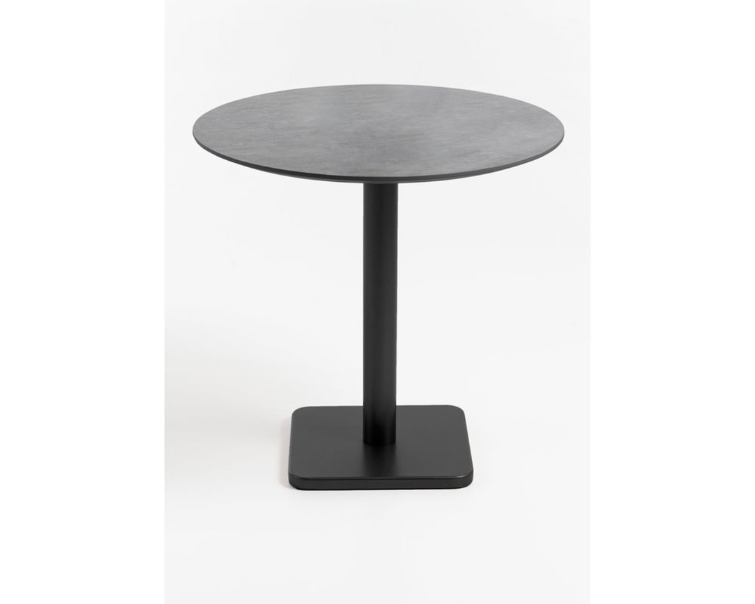 Coco Maison Bistrotisch "Brest",  Stone-Look - Anthrazit - 1