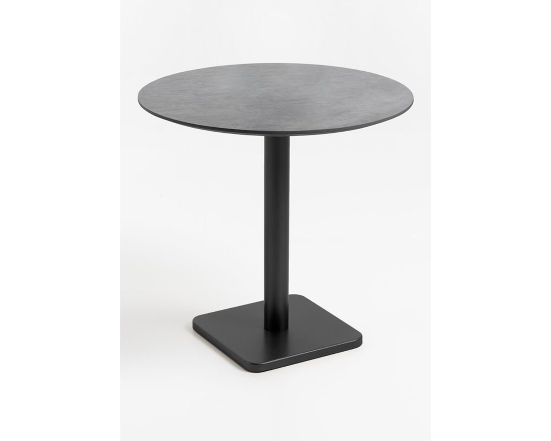 Coco Maison Bistrotisch "Brest",  Stone-Look - Anthrazit - 2