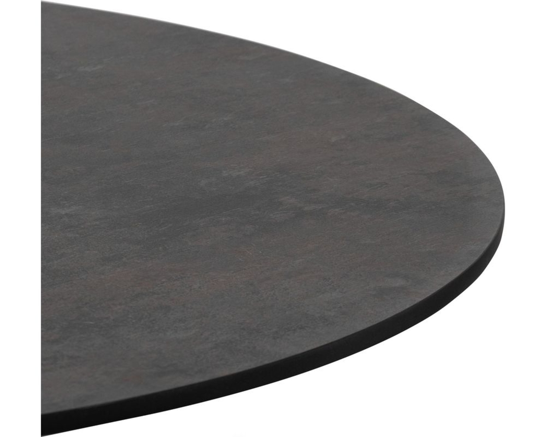 Coco Maison Bistrotisch "Brest",  Stone-Look - Anthrazit - 3