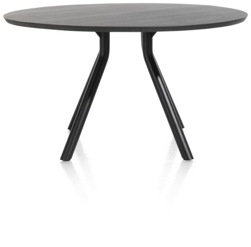 XOOON Arvada, Tisch 140 cm. - rund - zentralem Fuß kurz - Schwarz - 3