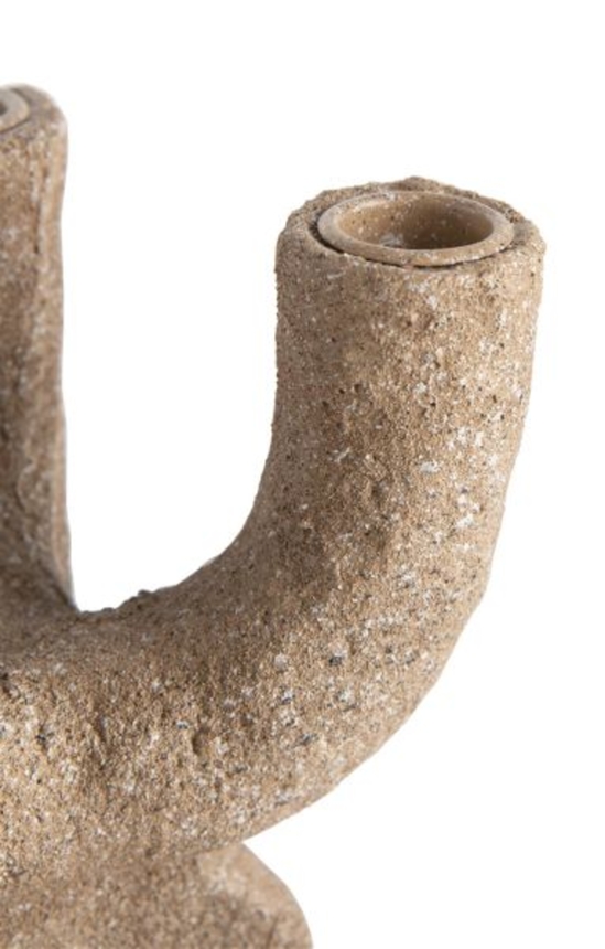 XOOON June Kerzenhalter H27cm - Braun, Taupe - 3