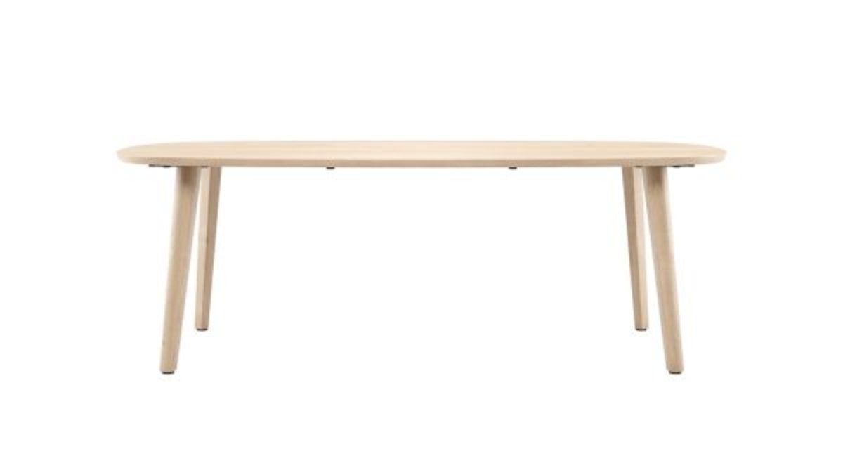 XOOON Odda, Tisch 230 x 110 cm - Oval - Holz Fuss -  - 1