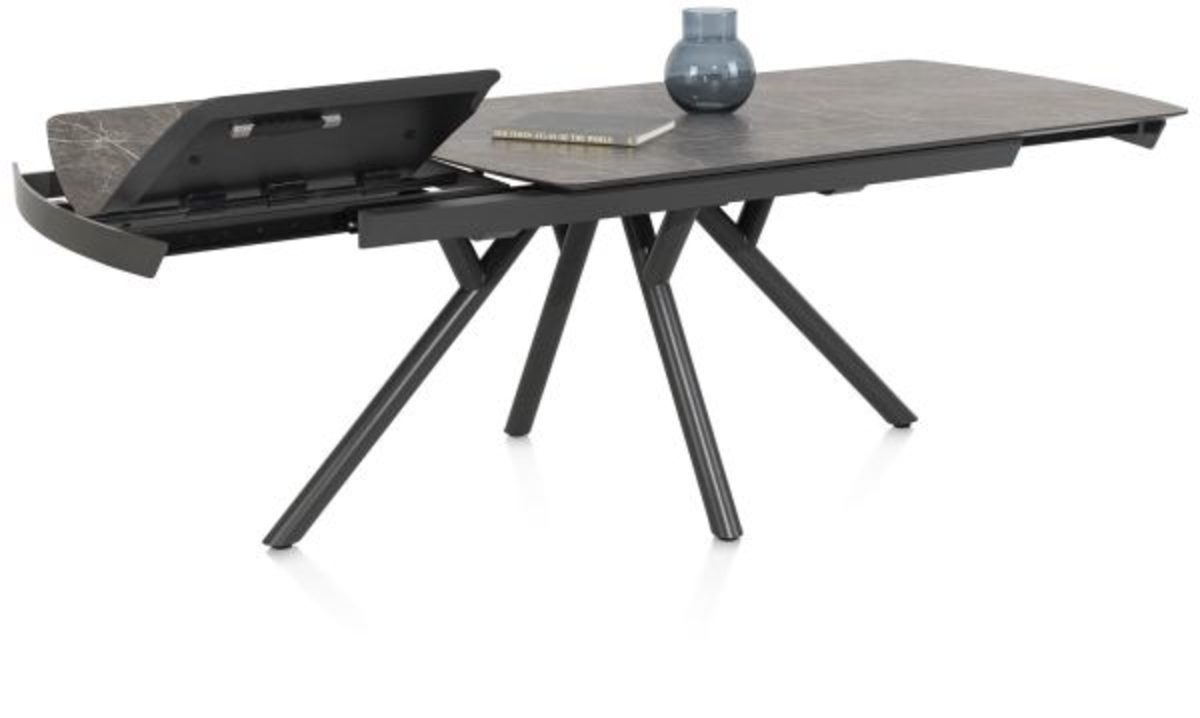 XOOON Novello, Ausziehtisch 200 (+ 78) x 100 cm - Primo Laminato marble - Grau - 8