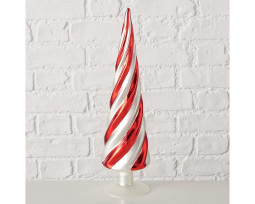 Deko-Weihnachtsbaum "Dalio", ca. 25 cm - Rot/Weiß - 1