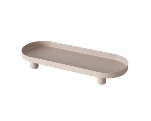 Tablett "Manon", beige, Eisen, ca. 10x28cm - beige - 1
