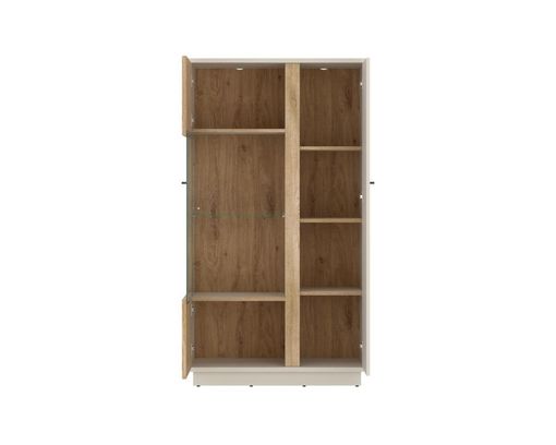 Vitrine "Witten", Kaschmir/Cremona Eiche Nachbildung - Kaschmir/Cremona Eiche - 2