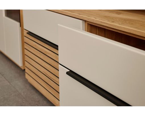 Interliving Anbauwand 2032, Eiche/Sandbeige - Beige/Braun - 3