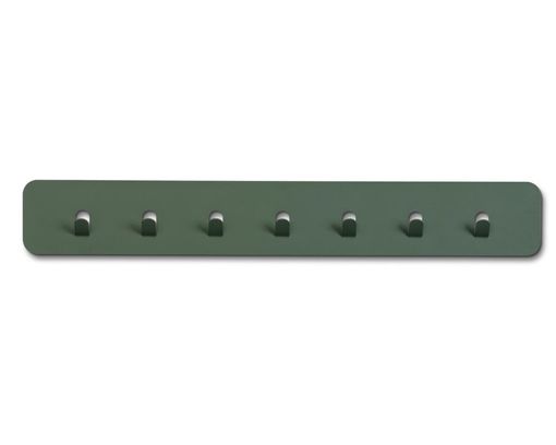 Garderobenleiste "Meinerzhagen 3", 7 Haken, Metall grün - Grün - 1