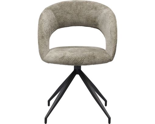 Trendhopper Stuhl "Yuna", drehbar, taupe - Taupe - 1