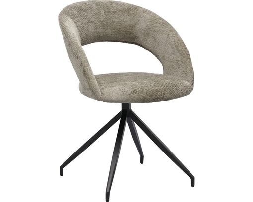 Trendhopper Stuhl "Yuna", drehbar, taupe - Taupe - 6