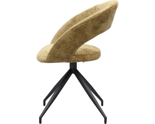 Trendhopper Stuhl "Yuna", drehbar, gelb - Curry - 3