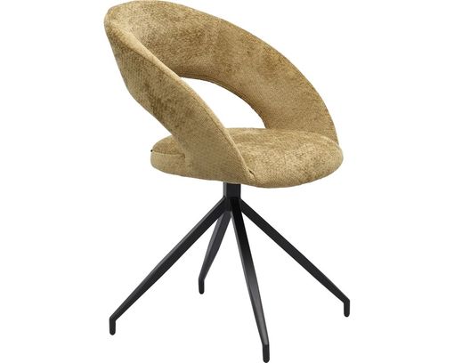 Trendhopper Stuhl "Yuna", drehbar, gelb - Curry - 5