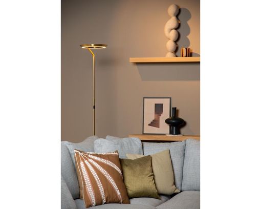 LED-Stehleuchte "Celeste" mit Tastdimmer, gold - Gold - 4