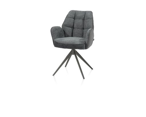 Henders & Hazel Armlehnstuhl "Bell", drehbar - Anthrazit - 2