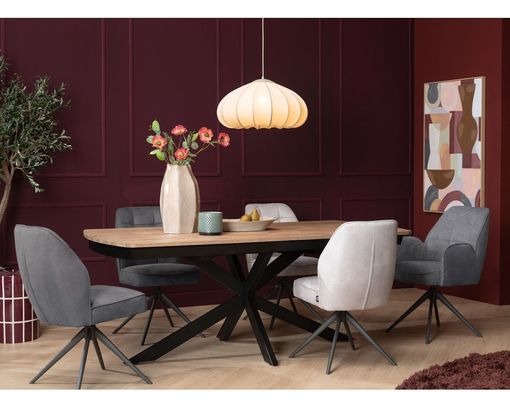 Henders & Hazel Armlehnstuhl "Bell", drehbar - Anthrazit - 5