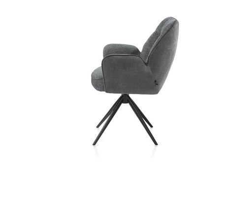 Henders & Hazel Armlehnstuhl "Bell", drehbar - Anthrazit - 3