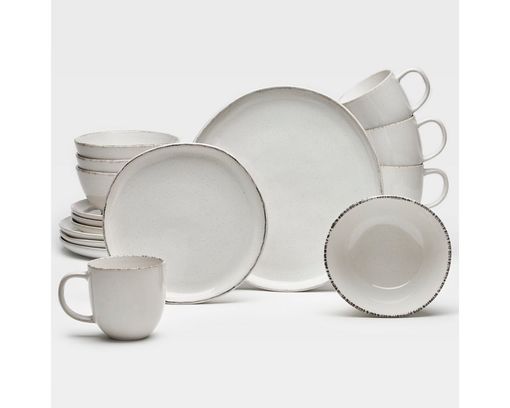 Kombiservice, 16-teilig, Steingut - Urban creme - 1