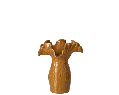 Vase, senfgelb, ca. 26/30/21 cm - senfgelb - 1