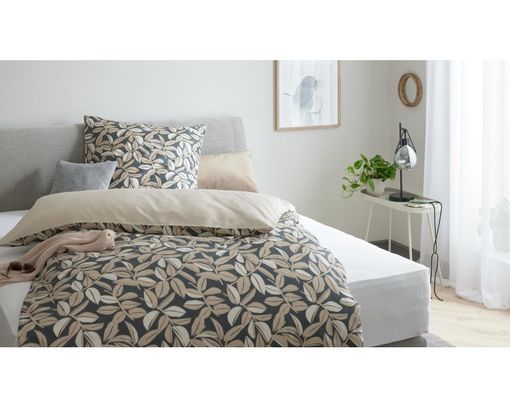 Interliving Bettwäsche 9131, Satin, ca. 135x200 cm - Anthrazit - 1