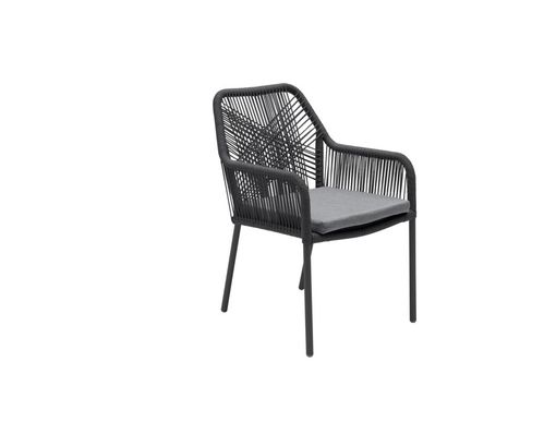 Armlehnstuhl "Stilo", stapelbar, anthrazit - Anthrazit - 1