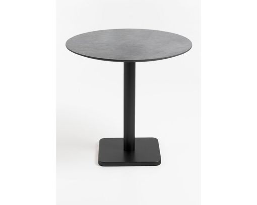 Coco Maison Bistrotisch "Brest",  Stone-Look - Anthrazit - 1