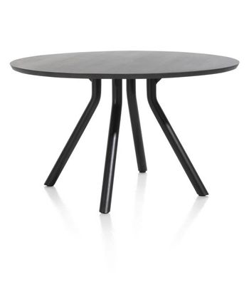 XOOON Arvada, Tisch 125 cm. - rund - zentralem Fuß kurz - Schwarz - 2
