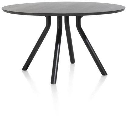 XOOON Arvada, Tisch 125 cm. - rund - zentralem Fuß kurz - Schwarz - 7
