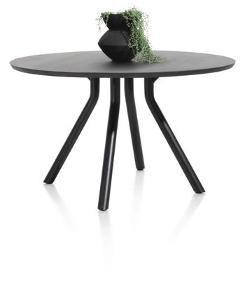 XOOON Arvada, Tisch 140 cm. - rund - zentralem Fuß kurz - Schwarz - 8