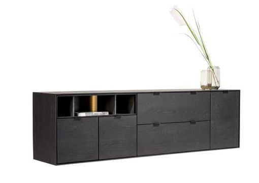 XOOON Elements, Sideboard 210 cm. - 3-Türen + 2-Laden + 3-Nischen + Led -  - 2