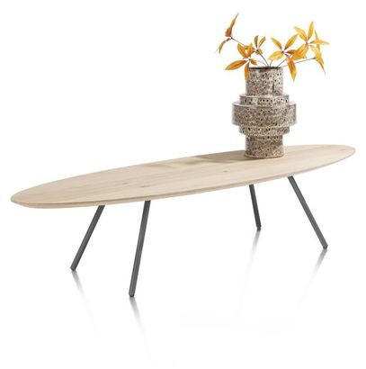 XOOON Niora, Couchtisch 150 x 50 cm - Furnier Eiche -  - 2