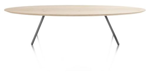 XOOON Niora, Couchtisch 150 x 50 cm - Furnier Eiche -  - 3