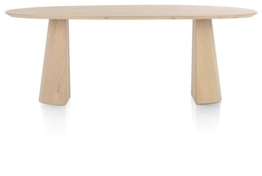 XOOON Trenton, Tisch 210 x 105 cm - Beige, Braun - 3