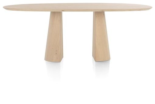 XOOON Trenton, Tisch 210 x 105 cm - Beige, Braun - 4