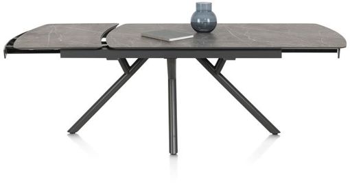 XOOON Novello, Ausziehtisch 200 (+ 78) x 100 cm - Primo Laminato marble - Grau - 2