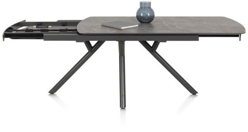 XOOON Novello, Ausziehtisch 170 (+ 60) x 100 cm - Primo Laminato marble - Grau - 4