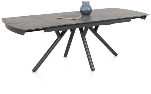 XOOON Novello, Ausziehtisch 170 (+ 60) x 100 cm - Primo Laminato marble - Grau - 6