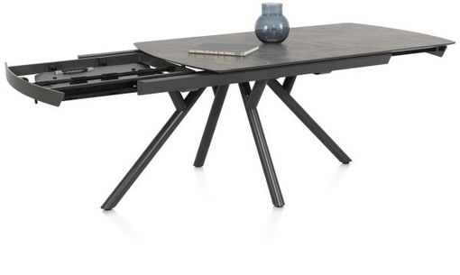 XOOON Novello, Ausziehtisch 170 (+ 60) x 100 cm - Primo Laminato marble - Grau - 7