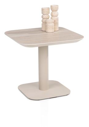 XOOON Brianto, Couchtisch 50 x 50 cm - Keramik Platte - Beige - 3