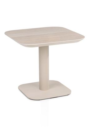XOOON Brianto, Couchtisch 50 x 50 cm - Keramik Platte - Beige - 6